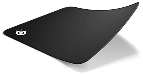 SteelSeries QcK Edge - Alfombrilla de ratón para juegos - Costuras antidesprendimiento - Optimizada para sensores de juegos - Tamaño M (320mm x 270mm x 2mm)