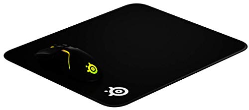 SteelSeries QcK Edge - Alfombrilla de ratón para juegos - Costuras antidesprendimiento - Optimizada para sensores de juegos - Tamaño M (320mm x 270mm x 2mm)