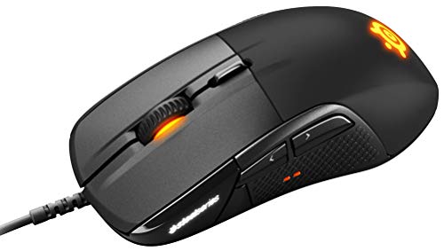 SteelSeries Rival 710 - Ratón de Juego - Sensor Óptico TrueMove3 con 16 000 CPI - Pantalla OLED - Alertas Táctiles - Iluminación RGB