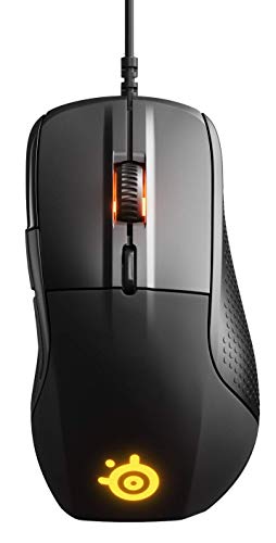 SteelSeries Rival 710 - Ratón de Juego - Sensor Óptico TrueMove3 con 16 000 CPI - Pantalla OLED - Alertas Táctiles - Iluminación RGB