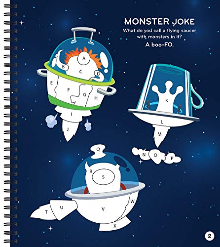 Sticker Puzzles Monsters (Brain Games - Sticker by Letter)
