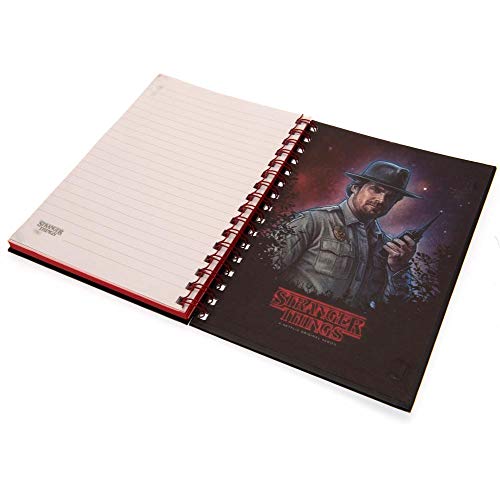 Stranger Things - Cuaderno de notas con espiral A5, multicolor (SR72776)