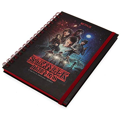 Stranger Things - Cuaderno de notas con espiral A5, multicolor (SR72776)