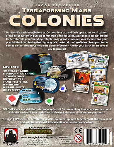 Stronghold Games STG07203 Terraforming Mars: The Colonies, Multicolor