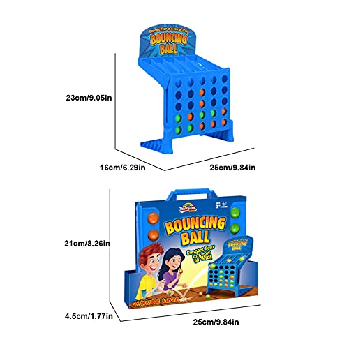 Stronrive Bounce Balls Shots Game For con-nect Four, Shots Game Bouncing, Linking Shots Bounce and Link Ball Game Bouncing, Educational Multiplayer Toys,Strategical Thinking and Aim Practice