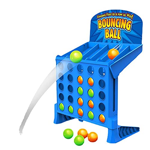 Stronrive Bounce Balls Shots Game For con-nect Four, Shots Game Bouncing, Linking Shots Bounce and Link Ball Game Bouncing, Educational Multiplayer Toys,Strategical Thinking and Aim Practice