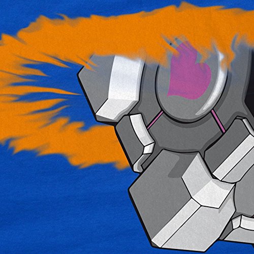 style3 Companion Cube Camiseta para Hombre T-Shirt, Talla:S;Color:Azul