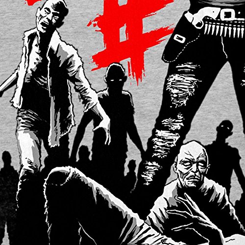style3 Die Zombie Camiseta para Hombre T-Shirt Walking Horror Dixon The Halloween Dead, Talla:L, Color:Gris Brezo