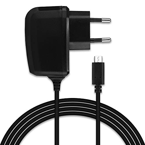 subtel® Cargador Micro USB de Repuesto para bq Edison 3/3 Mini, Aquaris M10 / E10 Cable de Carga 2A / 2000mA de Tablet, Fuente de Alimentación, Adaptador CA, Charger