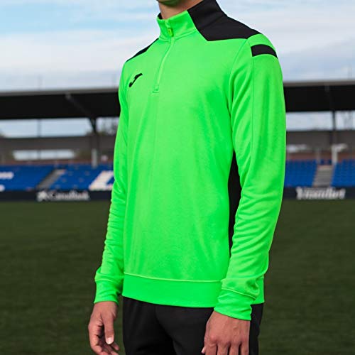 Sudadera sin Capucha Championship VI Verde Flúor Negro