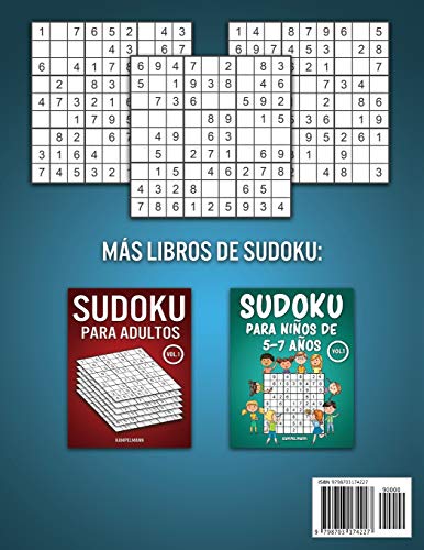 Sudoku Abuelo & Abuela: 200 Sudoku Fácil y Soluciones (Instrucciones y Pro Tips incluidas) Vol 1