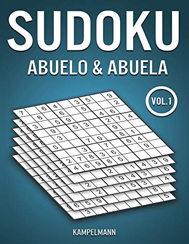 Sudoku Abuelo & Abuela: 200 Sudoku Fácil y Soluciones (Instrucciones y Pro Tips incluidas) Vol 1