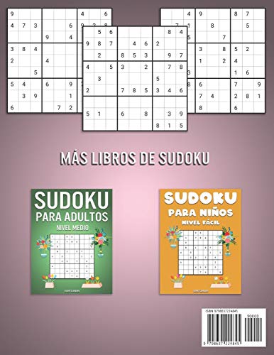 Sudoku Para Adultos Nivel Medio: 365 Sudoku de Media Dificultad para Adultos con Soluciones y Instrucciones - Edición de primavera