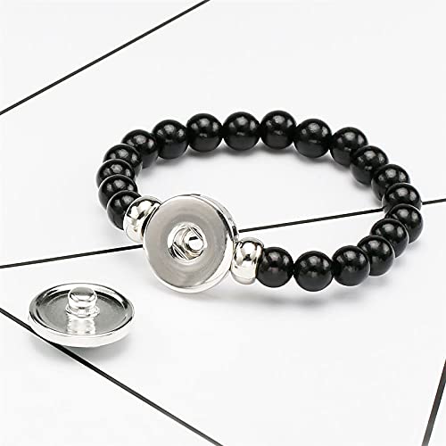 SUKLIER Un Par De Pulsera, para Demon Slayer Sabito, Pulsera EláStica De Moda, JoyeríA De Cuero De Anime, Amantes del Anime Cosplay, Pulsera Ajustable,Pulsera De Piedras Preciosas
