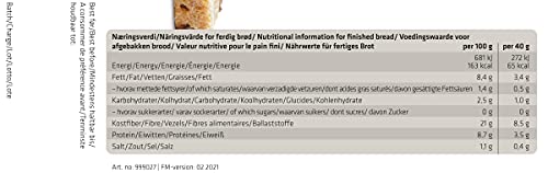 Sukrin Sunflower and Pumpkin Seed Low Carb Free-From Bread Mix. Low Fat, Low Calorie, Dairy, Yeast, Soya, Sugar, Wheat and Gluten Free, Great Taste! (1kg)