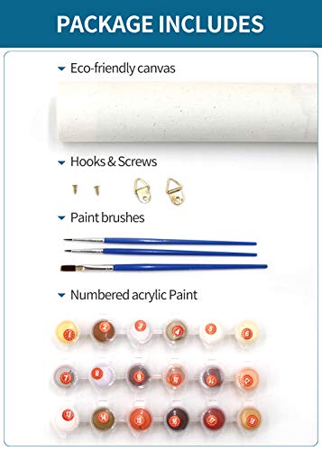 SUMGAR Pintar por Numeros Adultos Multicolor Pavo Real Cuadros para Pintar por Numeros Equipo De Bricolaje Pintura por Números en Lienzo DIY Paint by Numbers Adult 40 x 50 cm (sin Marco)