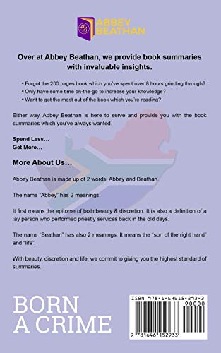 Summary of Born a Crime: Stories from a South African Childhood by Trevor Noah