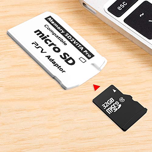 Summerwindy SD2VITA - Tarjeta de memoria TF para PS Vita PSVita Game Card PSV 1000/2000 3.65 Sistema Microtarjeta r15
