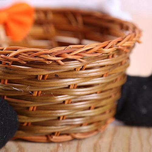 Sunnyflowk 1 PC Halloween Candy Basket Holder Party Storage Basket Gift Halloween Candy Storage Basket (Multicolor (Diablo))