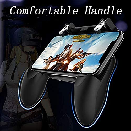 SUNSEATON Controlador de Juegos Móvil, Disparo Sensible y Aim Keys, Joysticks de Juegos Móvilespara Teléfonos de 4.7 a 6.5 Pulgadas
