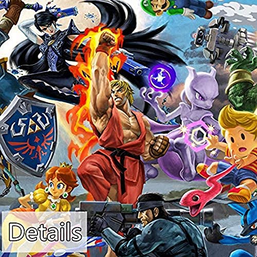 Sunsightly Arte De Pared Impresiones En Lienzo El Más Nuevo Super Smash Bros Ultimate Update Art Video Game Poster Imágenes De Arte De Dibujos Animados para Sala De Estar Moderno Sin Marco