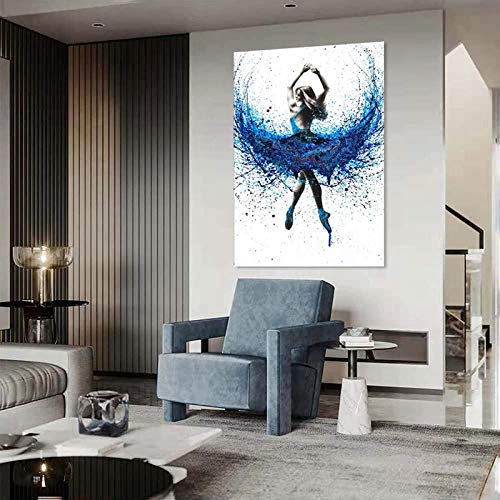 Sunsightly Cuadro sobre Lienzo Cuadros, Carteles De Bailarines De Ballet E Impresiones Artísticas Cuadro De Pared para Sala De Estar Deco Dormitorio Sin Marco
