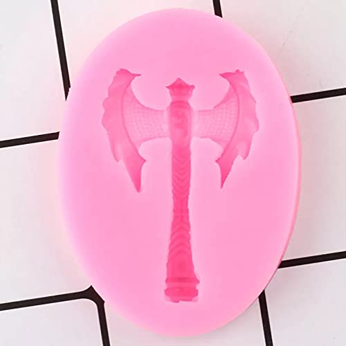 SUNSK Moldes de Silicona Modelo de Hacha de Grecia Antigua, decoración de Joyas de Bricolaje, Molde de Chocolate y Caramelo de Arcilla polimérica
