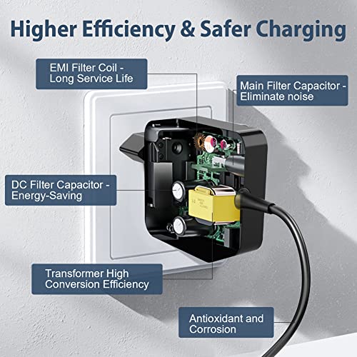 SUNYDEAL Cargador para Portátil Lenovo 45W, Adaptador Cable de alimentación para Lenovo IdeaPad 320s 330 330s 100s 110s 510s 520s 710s;Yoga 310s S145;B50-50 PA-1450-55LU ADL45WCG;20V 2,25A;4.0mm*1.7mm