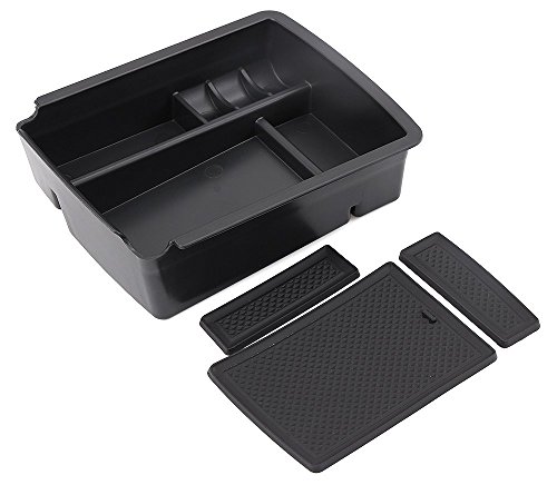 SUPAREE Apoyabrazos para Coche,1 Caja de Almacenamiento para Reposabrazos de Consola Central Delantera para Golf 7 MK7 2014 2015 2016 2017