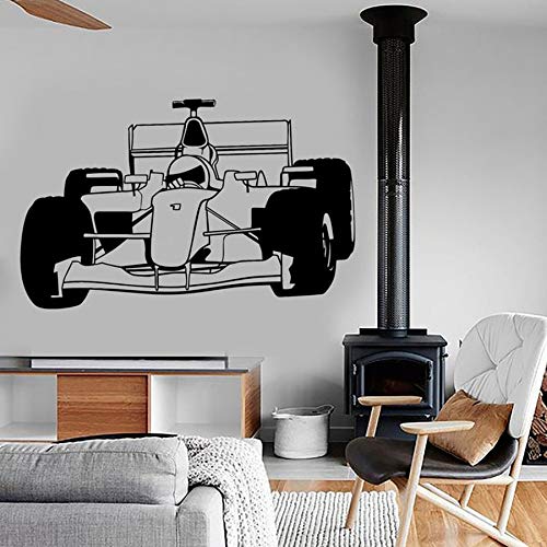 Super Kart calcomanía de pared Karting Speed ​​Racing Cool Boys dormitorio sala de juegos Interior decoración del hogar pegatinas de pared A5 57x35cm
