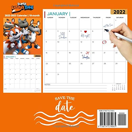 Super Lucky’s Tale: OFFICIAL 2022 Calendar - Video Game calendar 2022 - Super Lucky’s Tale -18 monthly 2022-2023 Calendar - Planner Gifts for boys ... games Kalendar Calendario Calendrier). 4