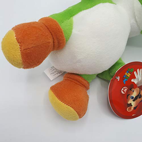 Super Mario (30cm) y Yoshi (27cm) ¡Peluche, Juguetes Suaves, Original, 2 Caracteres Disponibles! (Yoshi_Plush_27cm)