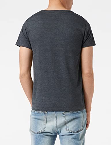 Super Mario Donkey Kong Camiseta para hombre Gris Jaspeado M | S-XXL, Switch con cuello redondo de la camiseta gráfica, Idea del regalo de cumpleaños para los individuos, para el hogar o la gimnasia