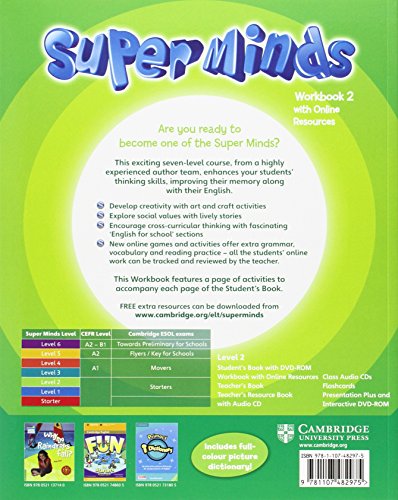 Super Minds Level 2 Workbook with Online Resources - 9781107482975