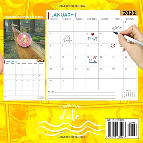 Super Monkey Ball Banana Mania: OFFICIAL 2022 Calendar - Video Game calendar 2022 - 18 monthly 2022-2023 Calendar - Planner Gifts for boys girls kids ... games Kalendar Calendario Calendrier)