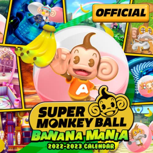 Super Monkey Ball Banana Mania: OFFICIAL 2022 Calendar - Video Game calendar 2022 - 18 monthly 2022-2023 Calendar - Planner Gifts for boys girls kids ... games Kalendar Calendario Calendrier)