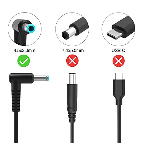 Superer Cargador para HP ProBook 430, G3, G4, G5, G6, G7 y G8 (65 W)