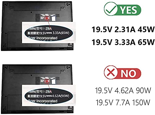 Superer Cargador para HP ProBook 430, G3, G4, G5, G6, G7 y G8 (65 W)