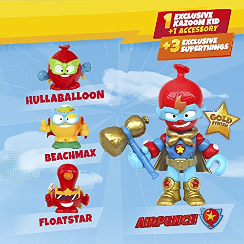 SUPERTHINGS Balloon Boxer – Gran vehículo con dos vehículos acoplables, 3 SuperThings y 1 Kazoom Kid exclusivo.