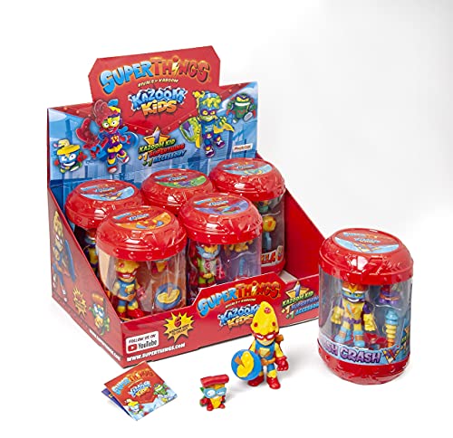 SUPERTHINGS Kazoom Kids – Colección Completa de Kazoom Kids. Cada Kid Viene con 1 SuperThing y 1 Accesorio de Combate