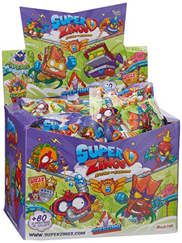 SUPERTHINGS RIVALS OF KABOOM SuperZings - Serie 5 - Display de 50 Figuras Coleccionables (PSZ5D850IN01), con 1 Figura en Cada sobre