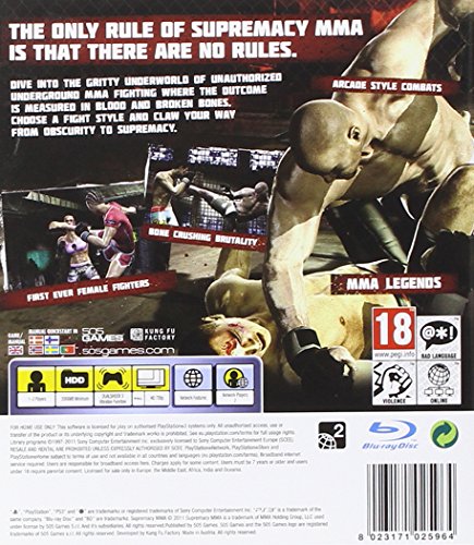 Supremacy Mma Ps3 Ver. Reino Unido