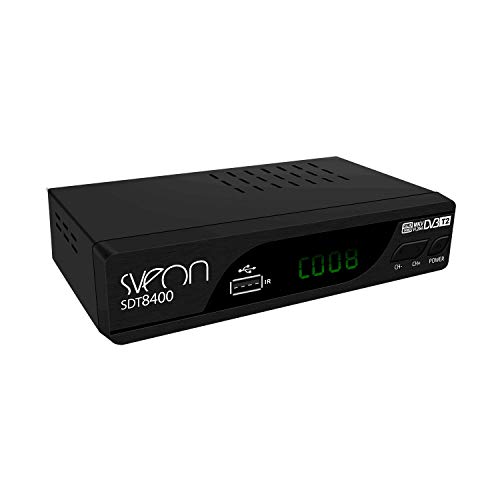 Sveon SDT8400 - Sintonizador TDT2 HD con Funciones de Grabación