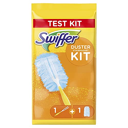 Swiffer Duster Kit con Mango y Recambio para Plumero - 1 Unidad