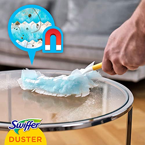 Swiffer Duster Kit con Mango y Recambio para Plumero - 1 Unidad