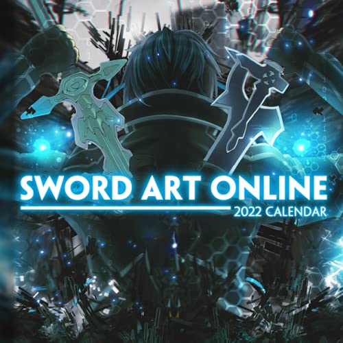 Sword Art Online 2022 Calendar: 2022 Squared Monthly Manga Calendar Mini Planner Bonus 4 Months 2021