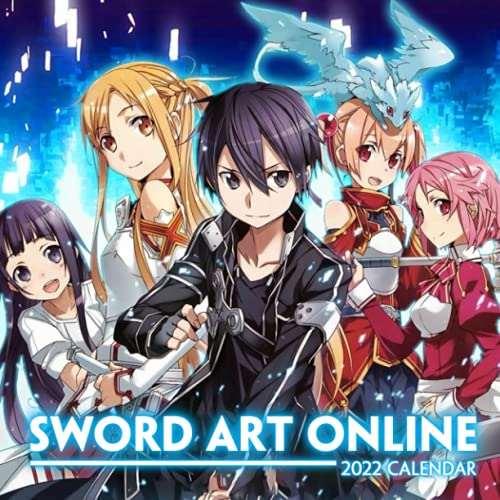 Sword Art Online 2022 Calendar: 2022 Squared Monthly Manga Calendar Mini Planner Bonus 4 Months 2021