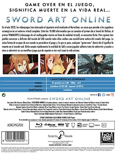 Sword Art Online Temporada 1 Blu-Ray [Blu-ray]