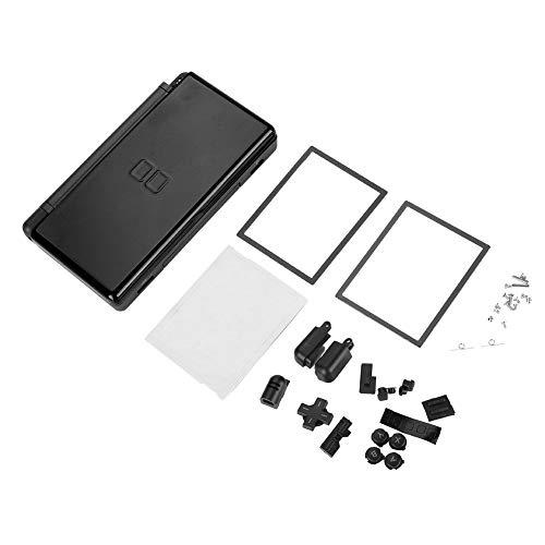 T osuny Piezas de reparación Completas para Nintendo DS Lite, Carcasa de Carcasa de Consola de Juegos portátil, Kit de reemplazo de máquina de Juego para Nuevo NDSL con Apariencia compacta(Negro)