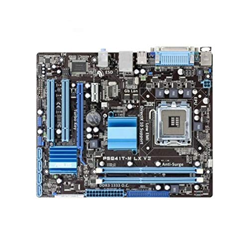 Tabla Principal de Escritorio Placa Base Fit For ASUS P5G41T-M LX V2 Tablero De Escritorio, DDR3 LGA 775 USB2.0 VGA SATA II 8GB G41